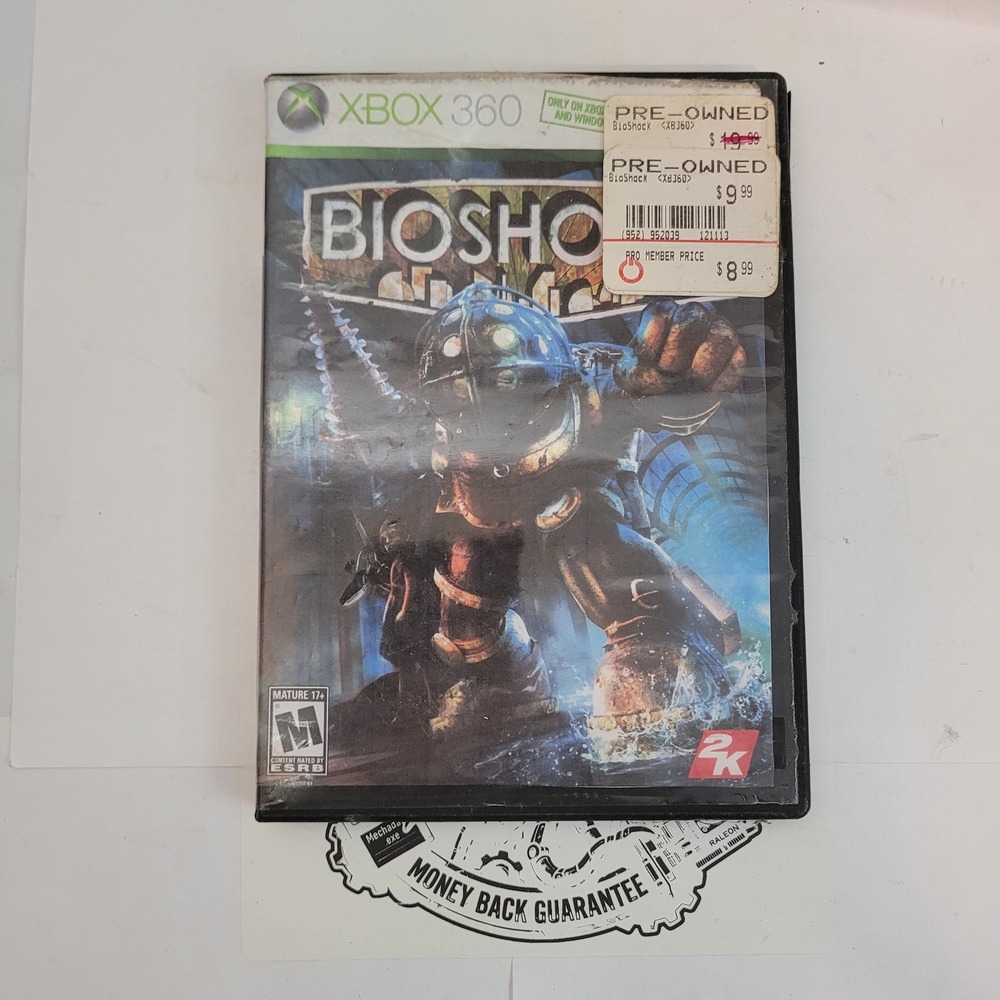 2K Games BioShock Video Game Xbox 360 NTSC First-Person Shooter Action 2007